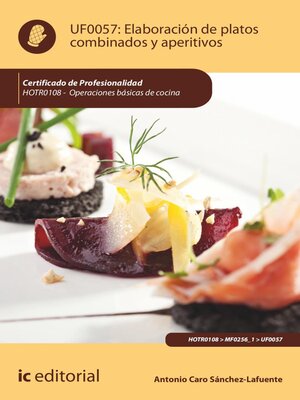 cover image of Elaboración de platos combinados y aperitivos. HOTR0108
